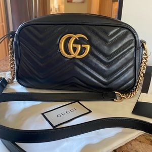 Gucci Marmont small matelassé shoulder bag